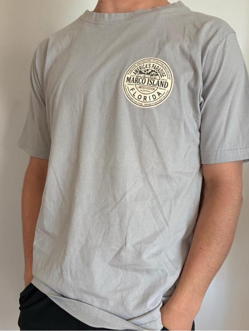 Vintage Style Marco Island Florida Streetwear T-shirt